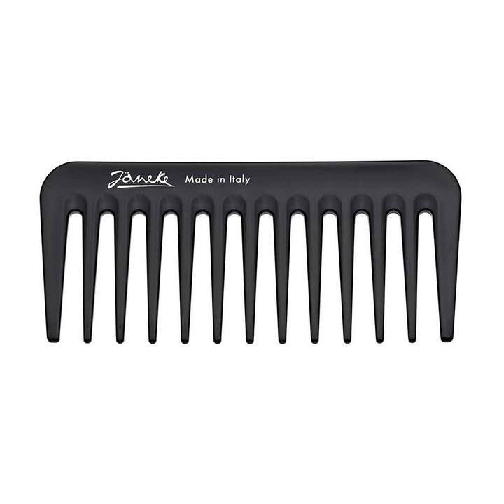 Pieptene descurcare Janeke Mini SuperComb, 11x5cm, Negru