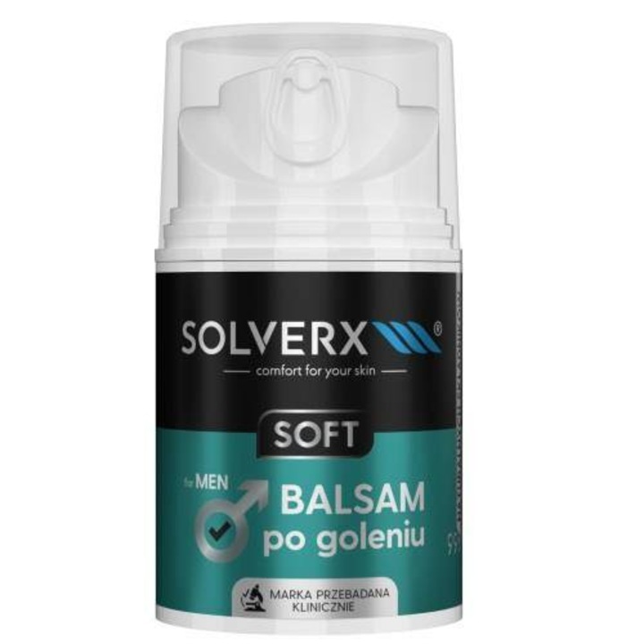 Balsam after shave, Solverx, Soft, 50 ml