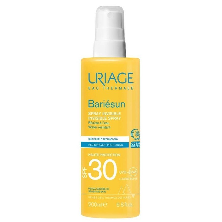 Uriage Bariésun spray pentru bronzat SPF30 Invisible Spray 200 ml