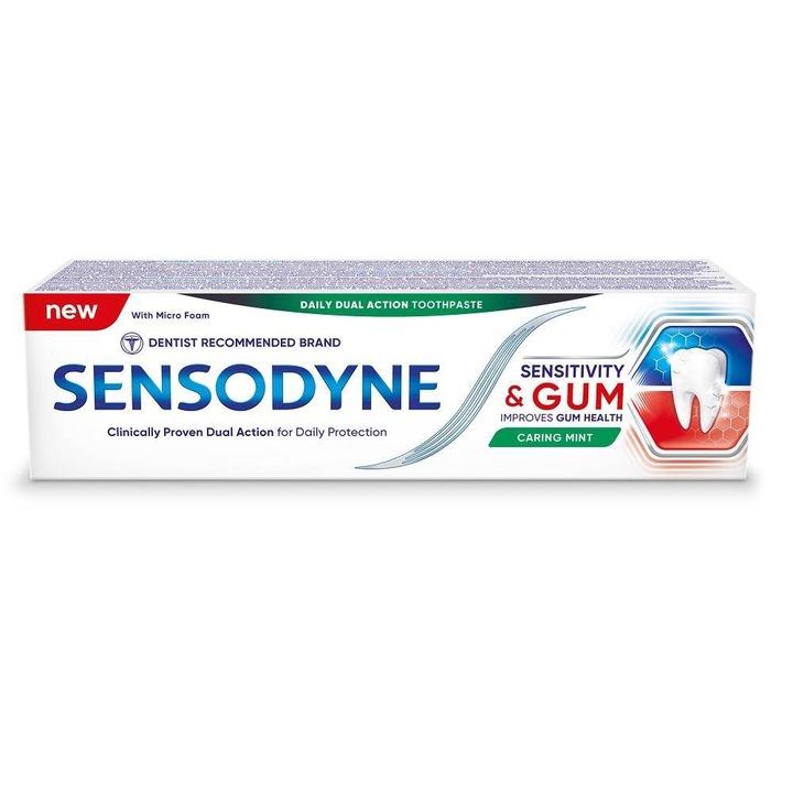 Fogkrém Hypersensitivity & Gums Mint, Sensodyne, 75 ml