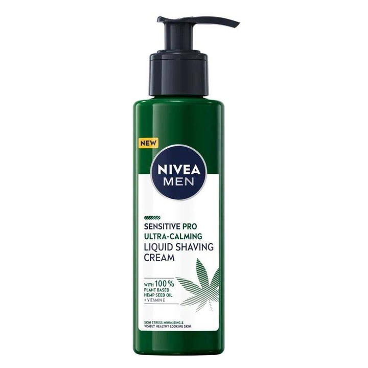 Течен крем за бръснене Sensitive Pro Ultra-Calming, Nivea Men, 200 мл