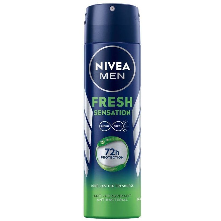 Spray antiperspirant Nivea Men Fresh Sensation, 150ml