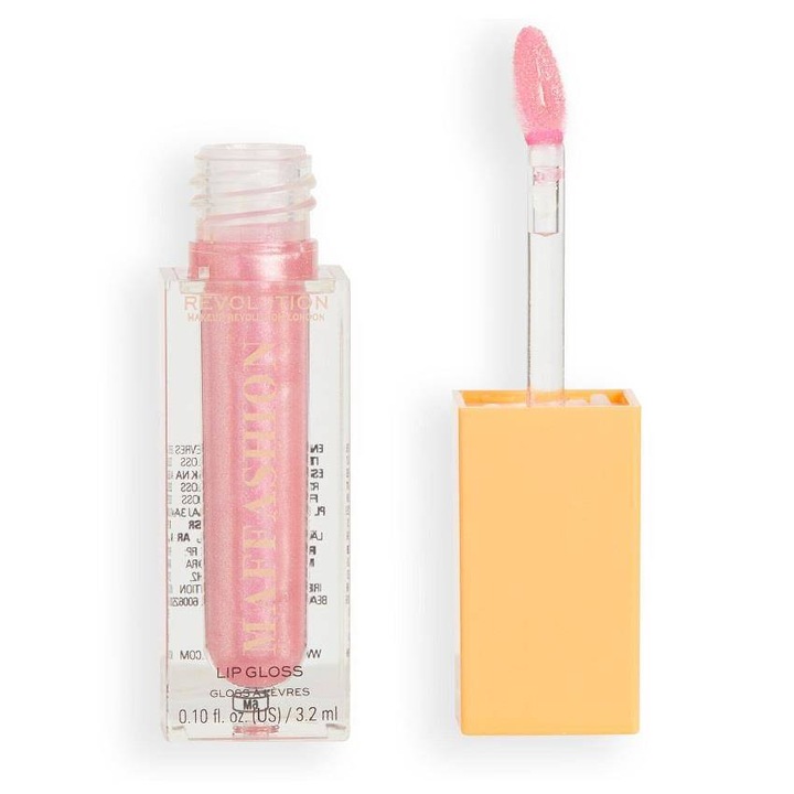 Гланц за устни Makeup Revolution, Maffashion Shimmer, 3,2 ml, розов