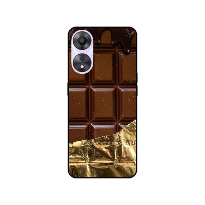 Husa personalizata HQPrint si Folie de Silicon pentru Huawei P50 Pro, model Chocolate, multicolor, S1D1M0272