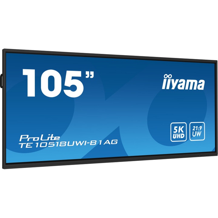 Érintőképernyő, iiyama, 5K UHD, 21:9 / HDMI USB-C DP / WiFi Android, 105 hüvelykes