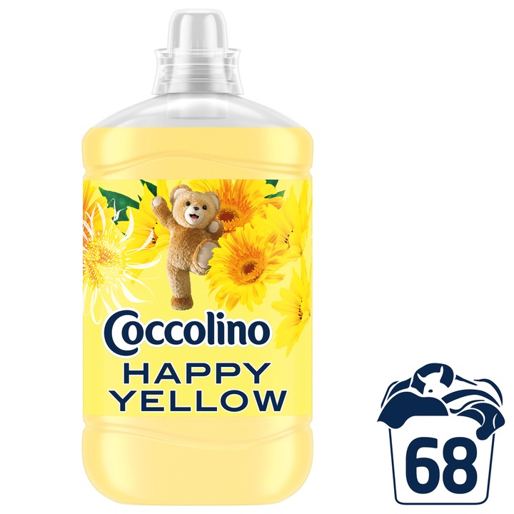 Coccolino Happy Yellow öblítőkoncentrátum, 1700ml