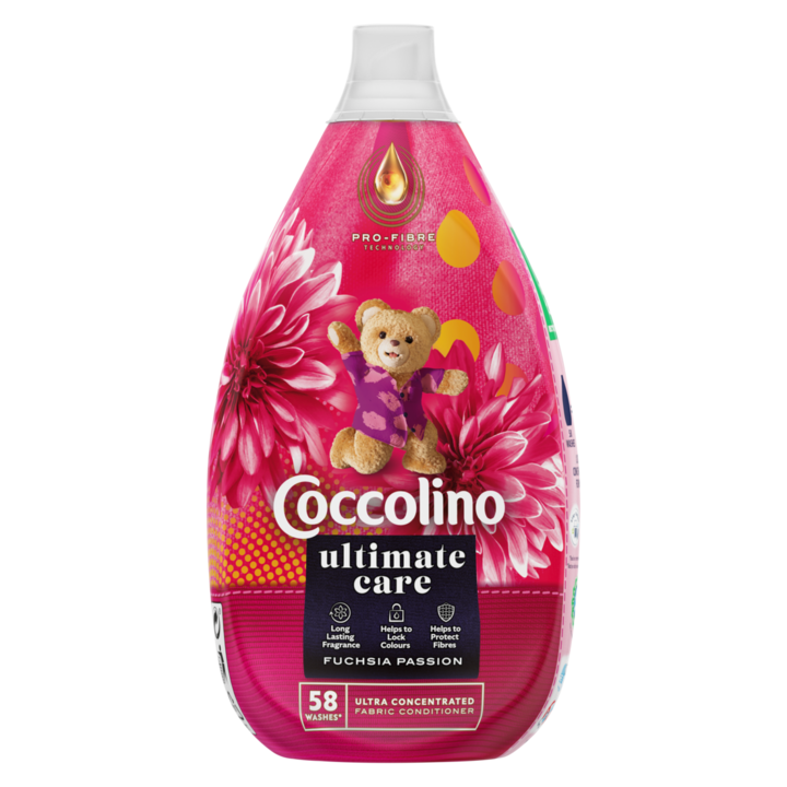 Balsam de rufe Coccolino Intense Fuchsia Passion, 58 spalari