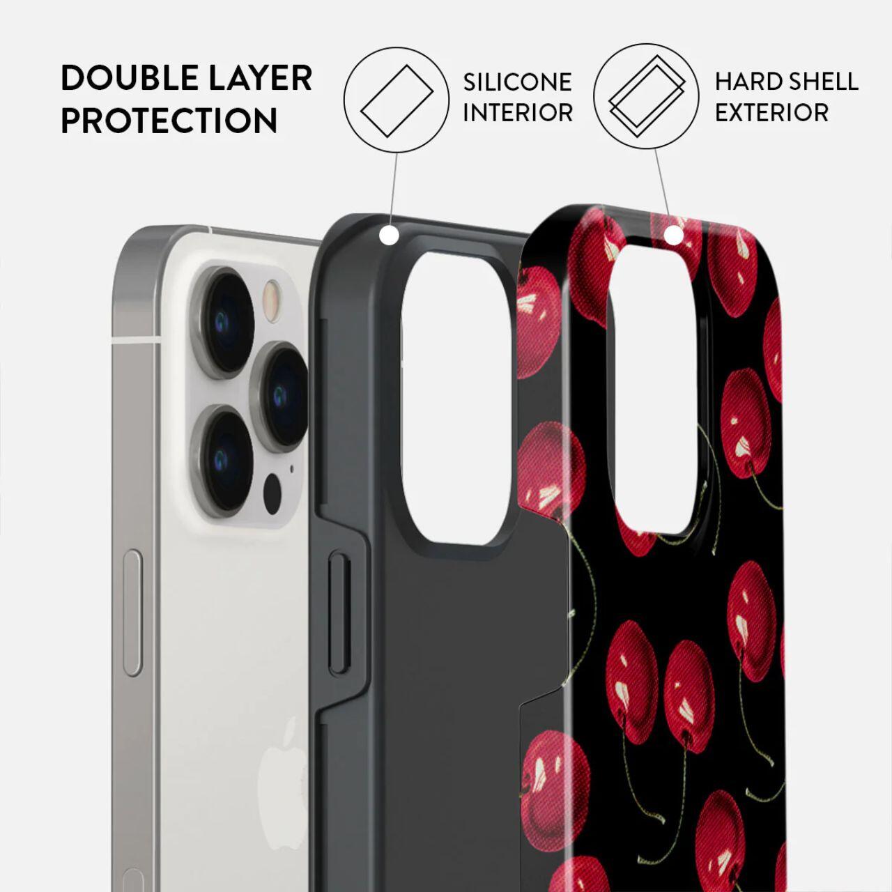 Husa Burga Dual Layer Cherrybomb compatibila cu iPhone 15 Pro