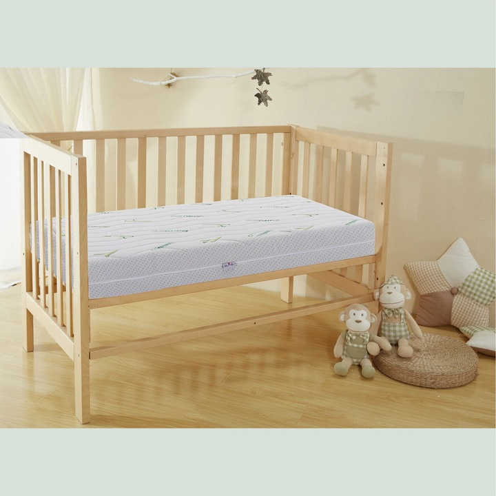 Best Sleep Baby Dream Bamboo ortopéd matrac, poliuretán hab, kókuszrost, levehető huzat cipzárral, 80x170x14 cm