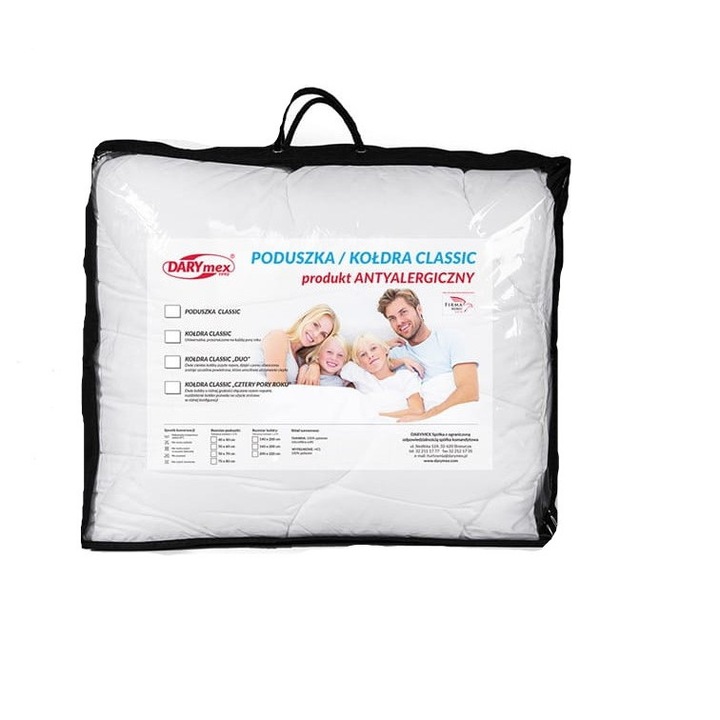 Pilota Darymex Classic, hipoalergenica, 220g/m², 180x200cm