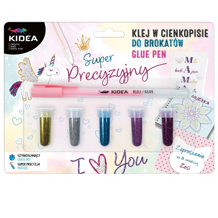 Set creativ pentru copii, Kidea, Multicolor