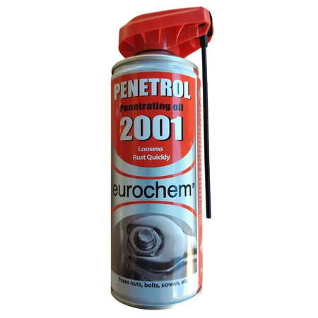 Spray Smart Straw, EUROCHEM 2001 PENETROL, 400ml, multifunctional, lubrifiant, degripant, indeparteaza rugina si apa, anticoroziune