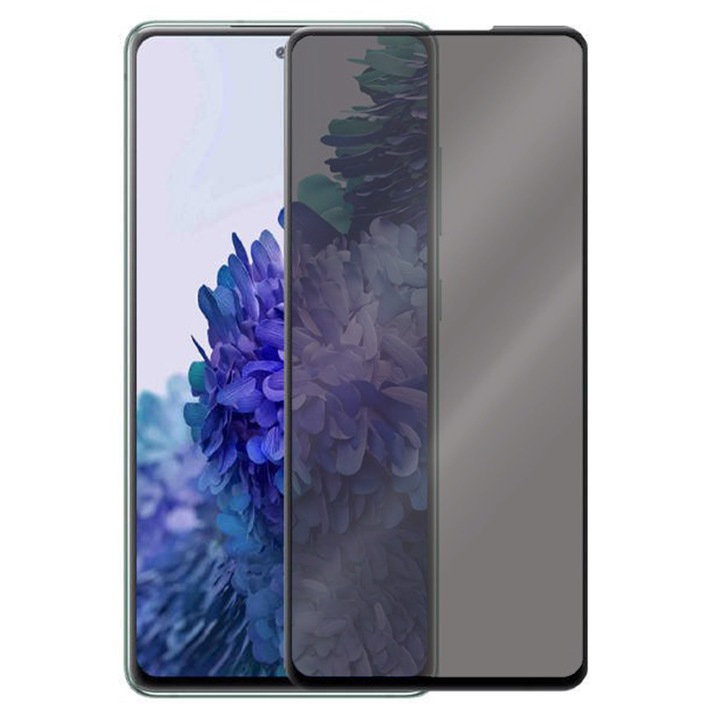 Протектор, Съвместим със Samsung Galaxy S20 FE, Privacy COMMAND, Privacy filter, Privacy protection, Японско качество, Пълно лепило, Черен