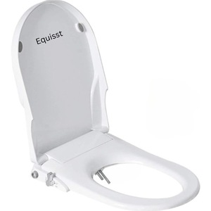 Capac WC Equisst® cu Bideu integrat, duze Self-Clean, non-electric, soft close, curatare separata fata spate, model de top, pulverizare cu apa rece, calitate extra, igiena si confort sporite, instalare usoara, accesorii incluse