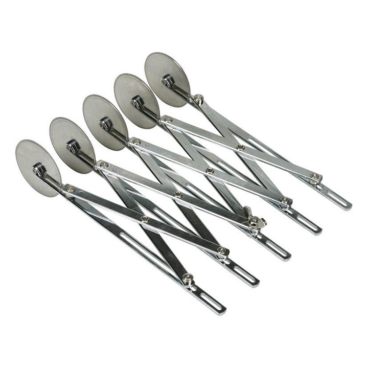 Taietor aluat extensibil din inox cu 5 role simple
