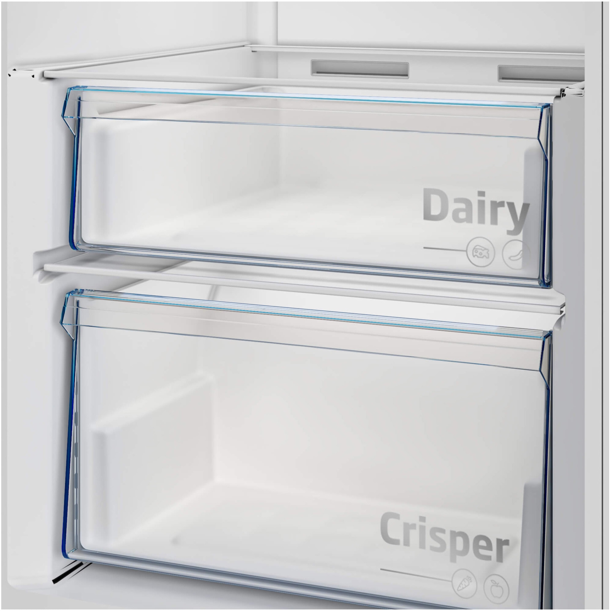 Frigider cu o usa Beko B1RMLNE444XB, 365 l, No Frost, AeroFlow, Iluminare LED, Clasa E, H 186,5 cm, Argintiu