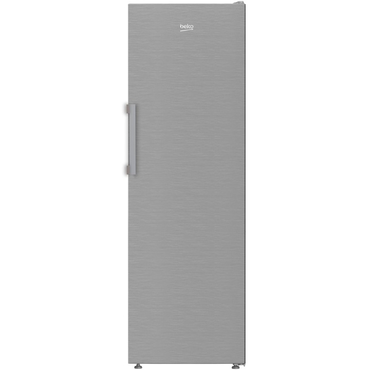 Хладилник с 1 врата Beko B1RMLNE444XB, 365 л, No Frost, AeroFlow, LED осветление, Клас Е, H 186.5 см, Сребрист