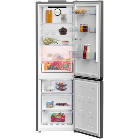 Хладилник с фризер Beko No Frost B5RCNA365HG, 316 л, AeroFlow, HarvestFresh,e, MaxStore, Клас D, H 186,5 см, Сив