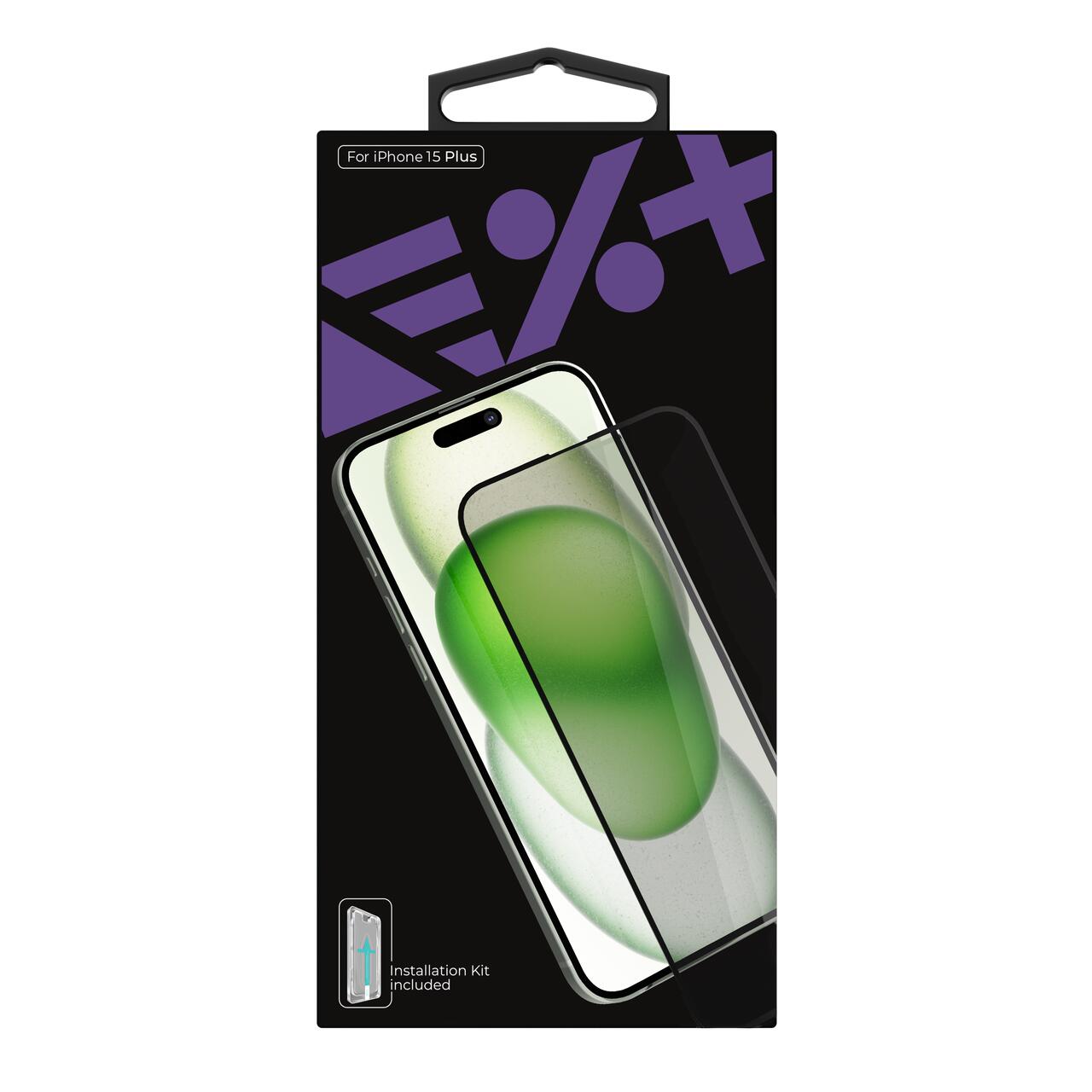 Folie de protectie Next One, All-rounder glass screen protector pentru iPhone 15 Plus