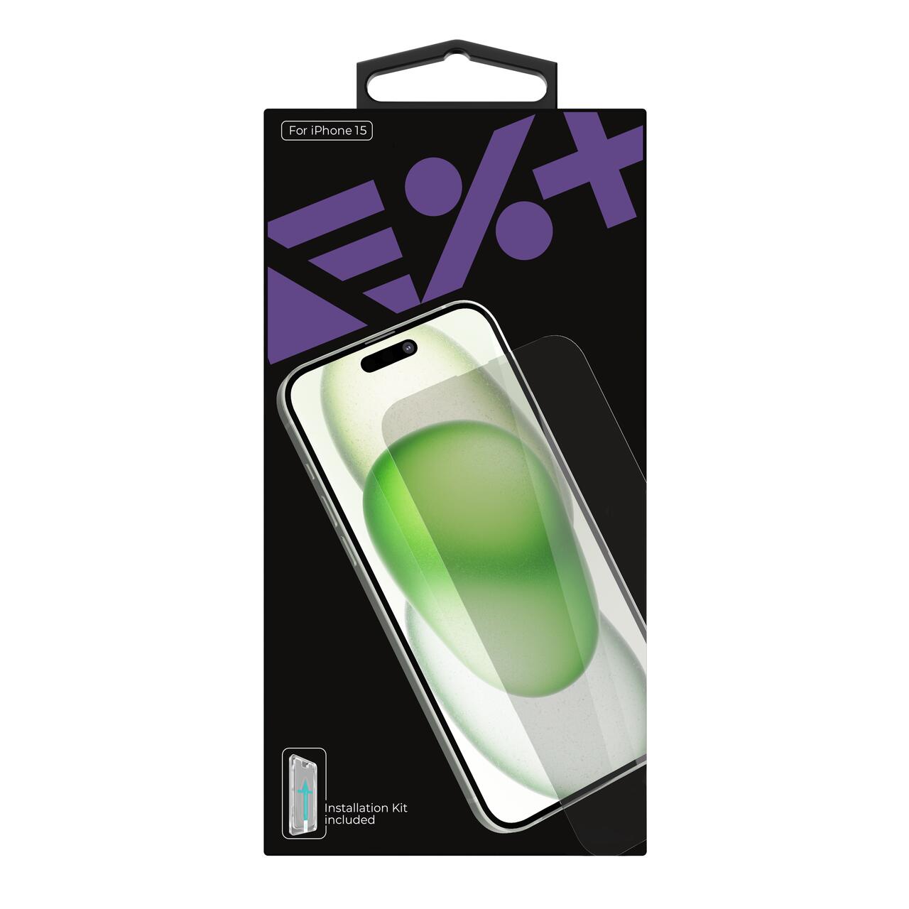 Folie de protectie Next One, Tempered glass screen protector pentru iPhone 15
