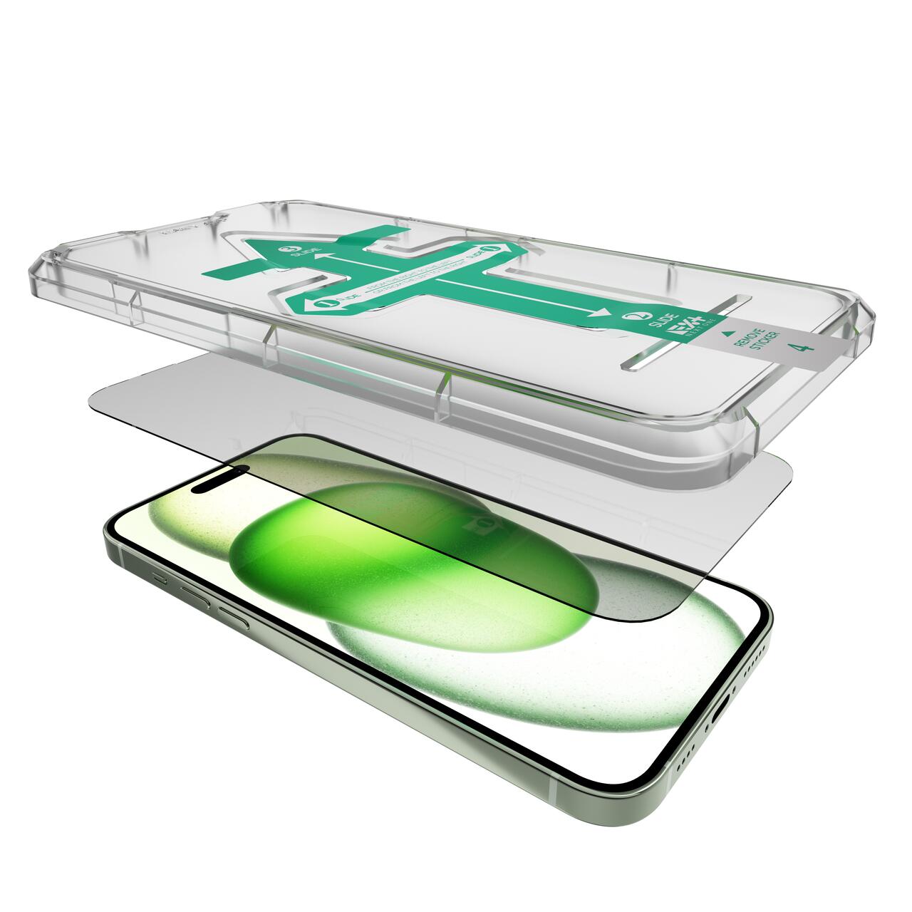 Folie de protectie Next One, Tempered glass screen protector pentru iPhone 15