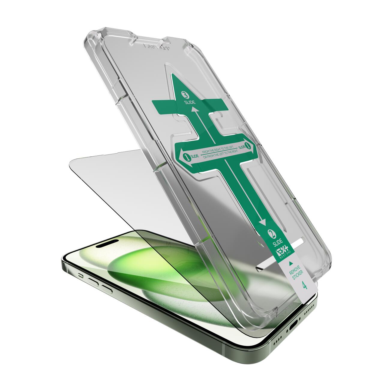 Folie de protectie Next One, Tempered glass screen protector pentru iPhone 15