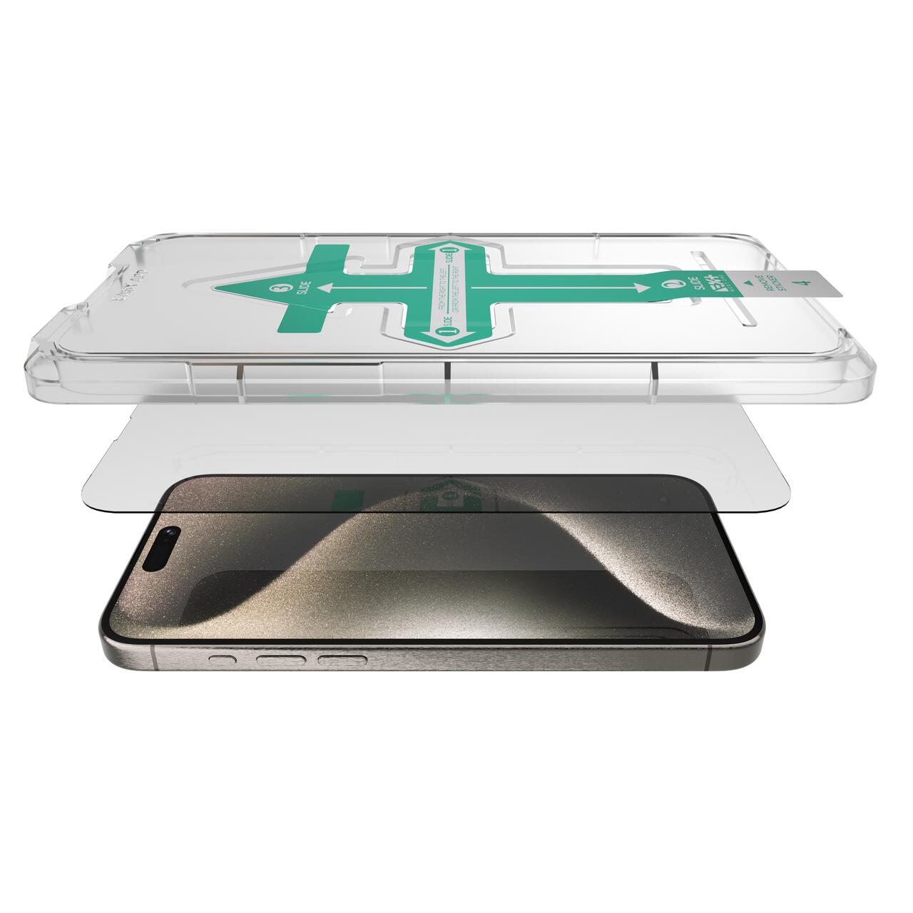 Folie de protectie Next One, Tempered glass screen protector pentru iPhone 15 Pro Max