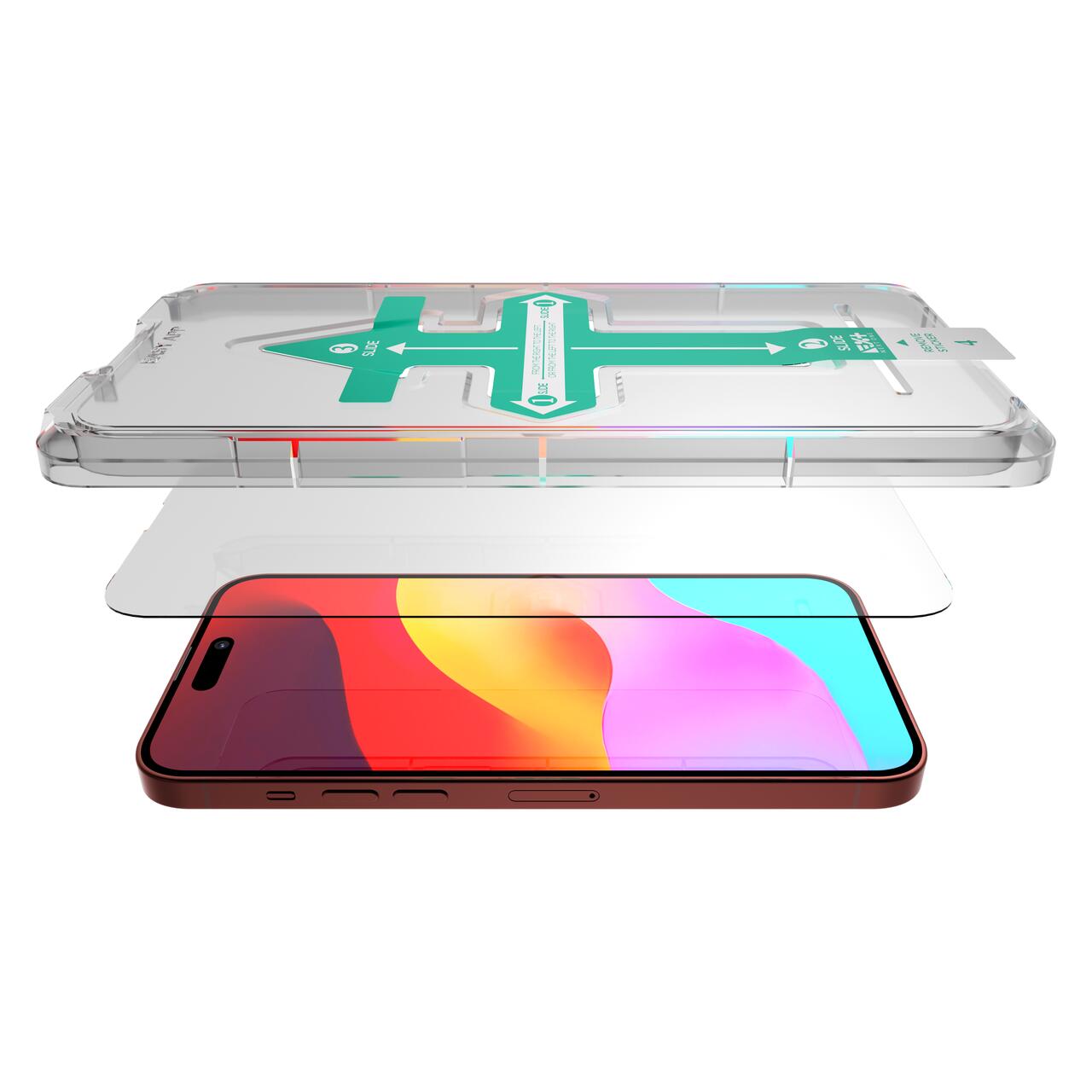 Folie de protectie Next One, Tempered glass screen protector pentru iPhone 15 Plus