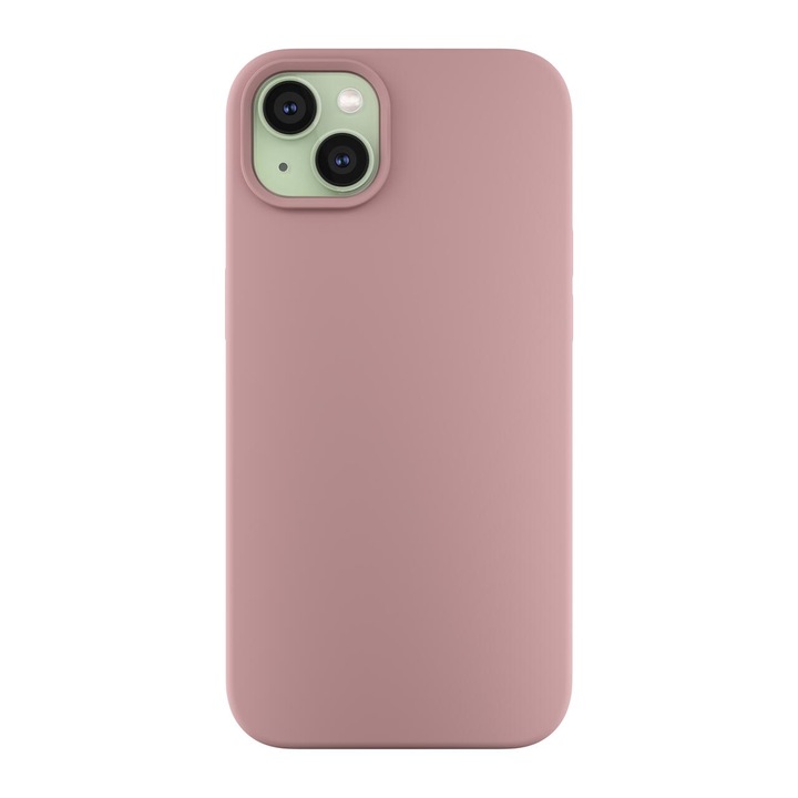 Предпазен калъф Next One Silicone Case за iPhone 15 Plus, Съвместим с MagSafe, Ballet Pink