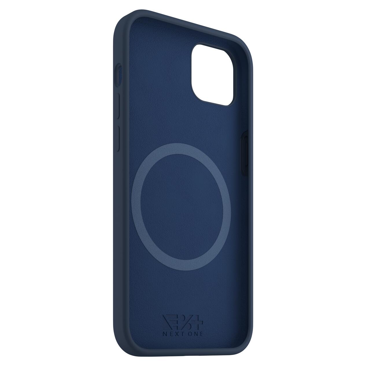 Husa de protectie Next One Silicone Case pentru iPhone 15, MagSafe compatible, Royal Blue