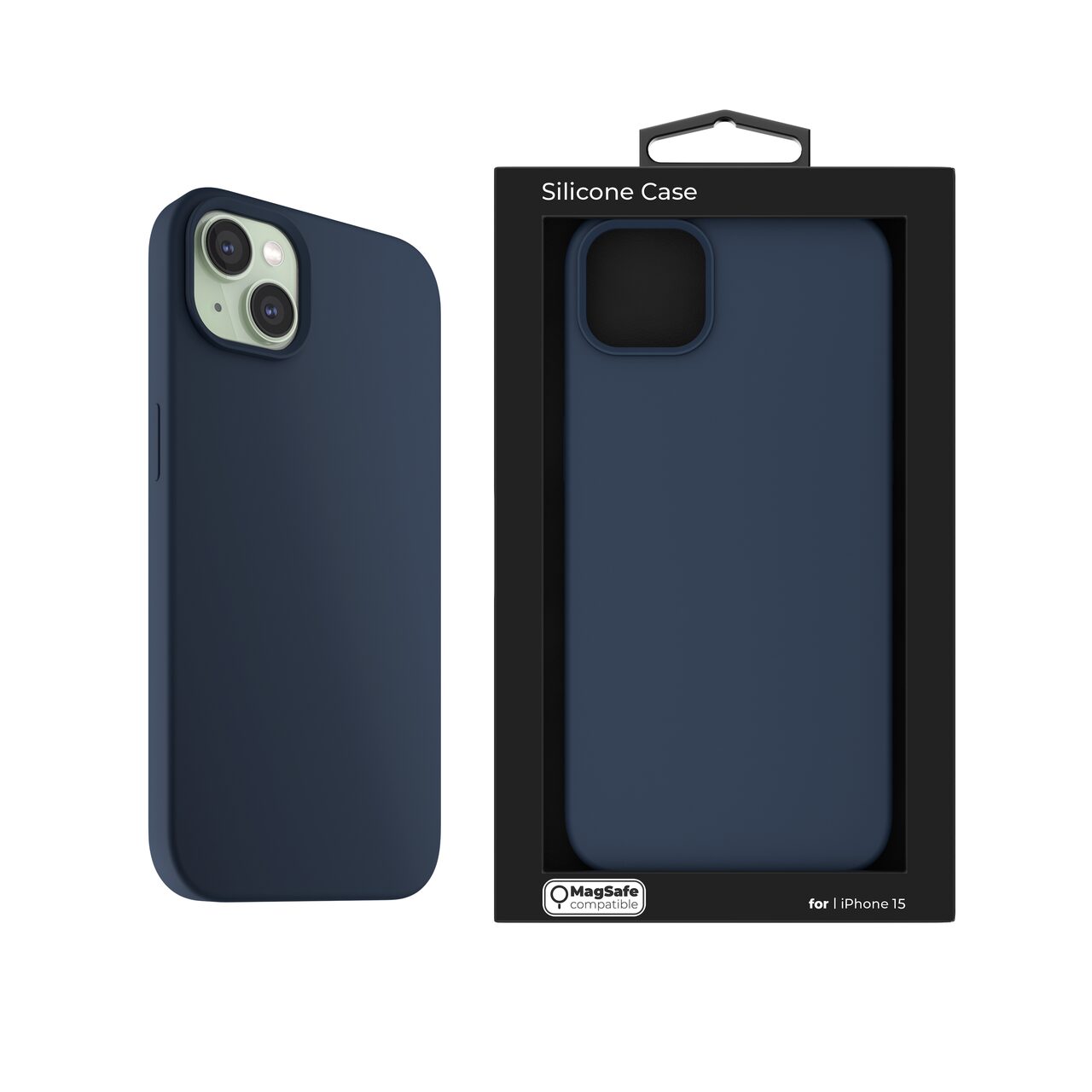 Husa de protectie Next One Silicone Case pentru iPhone 15, MagSafe compatible, Royal Blue