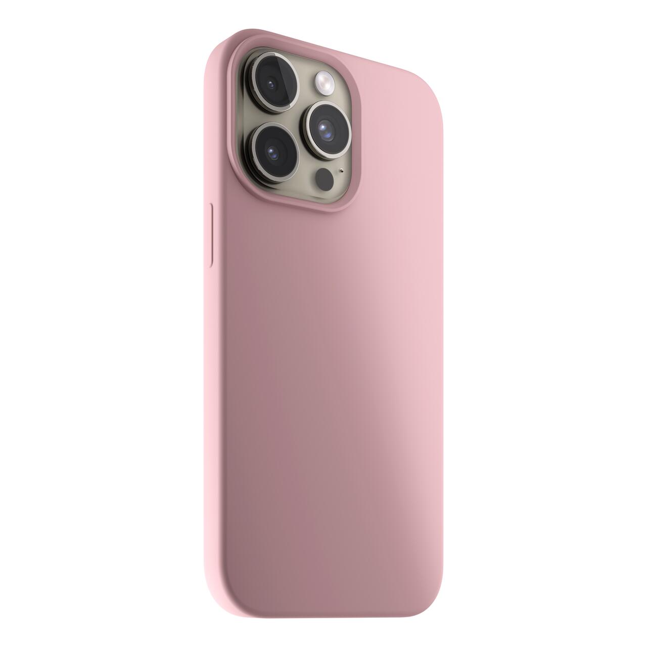 Husa de protectie Next One Silicone Case pentru iPhone 15 Pro Max, MagSafe compatible, Ballet Pink