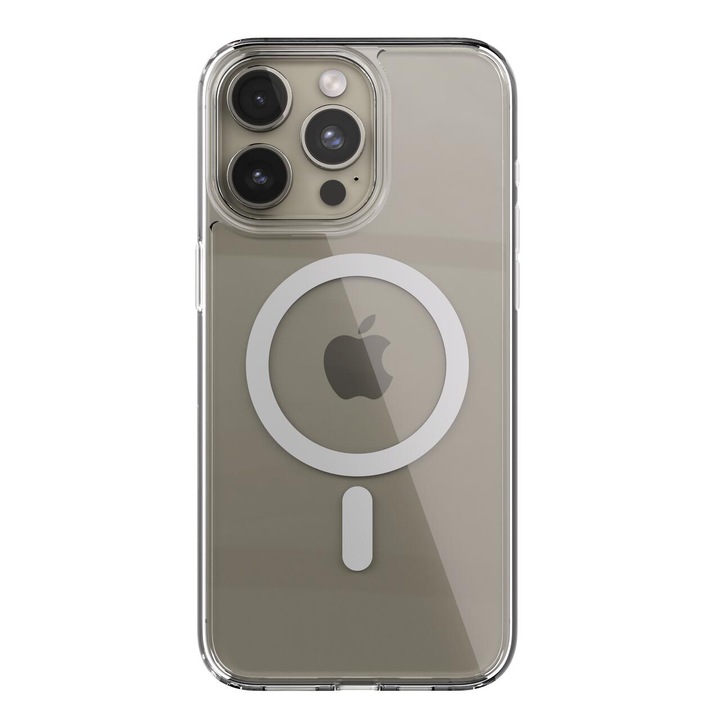 Предпазен калъф Next One Shield Case за iPhone 15 Pro, Съвместим с MagSafe, Clear