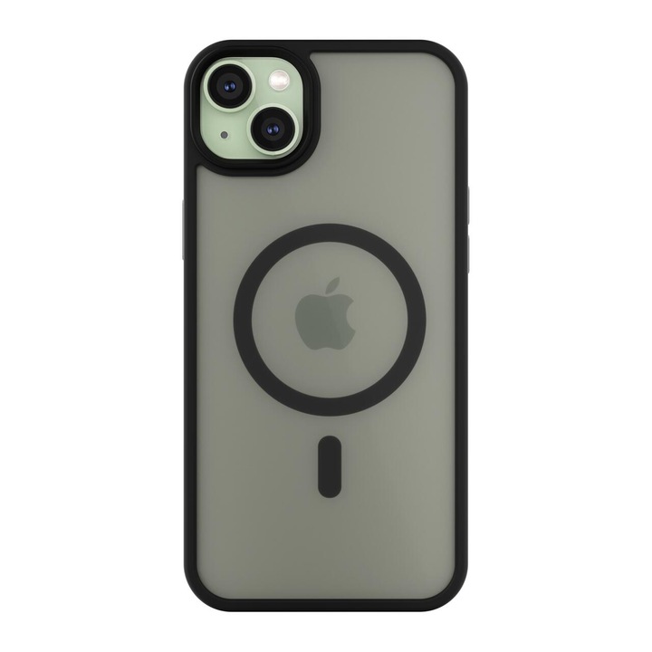 Предпазен калъф Next One Mist Shield за iPhone 15 Plus, Съвместим с MagSafe, Black