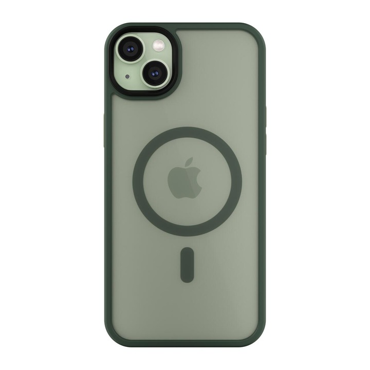 Предпазен калъф Next One Mist Shield за iPhone 15 Plus, Съвместим с MagSafe, Pistachio