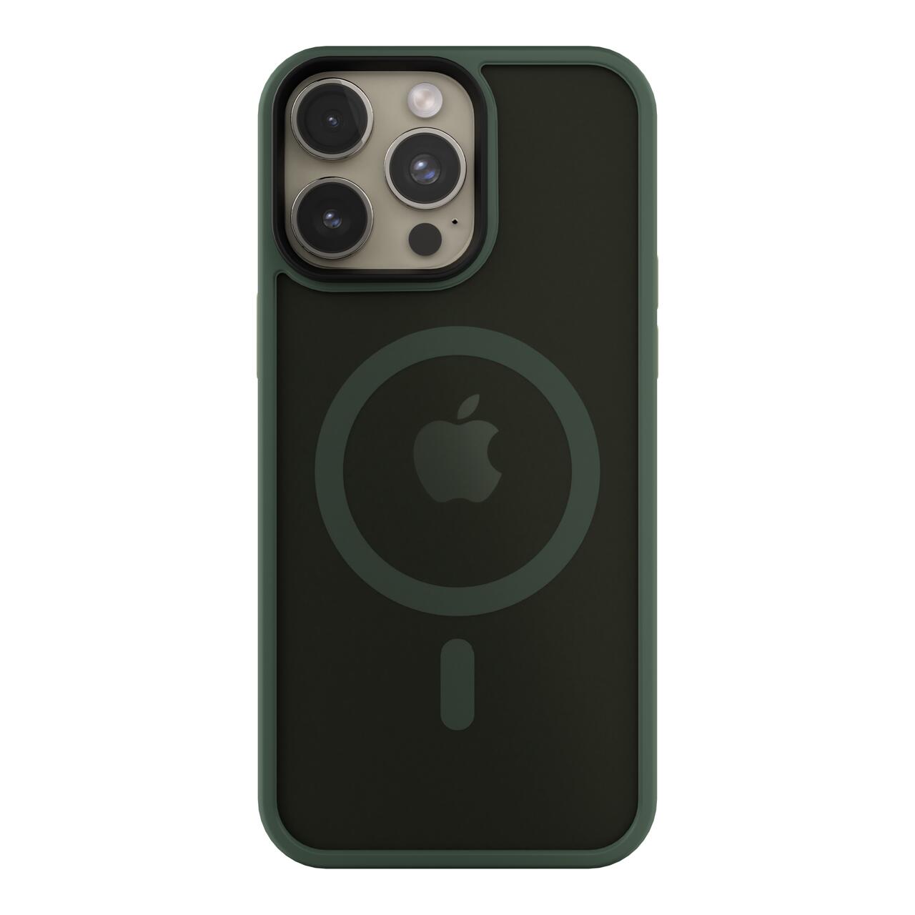 Husa de protectie Next One Mist Shield Case pentru iPhone 15 Pro, MagSafe Compatible, Pistachio