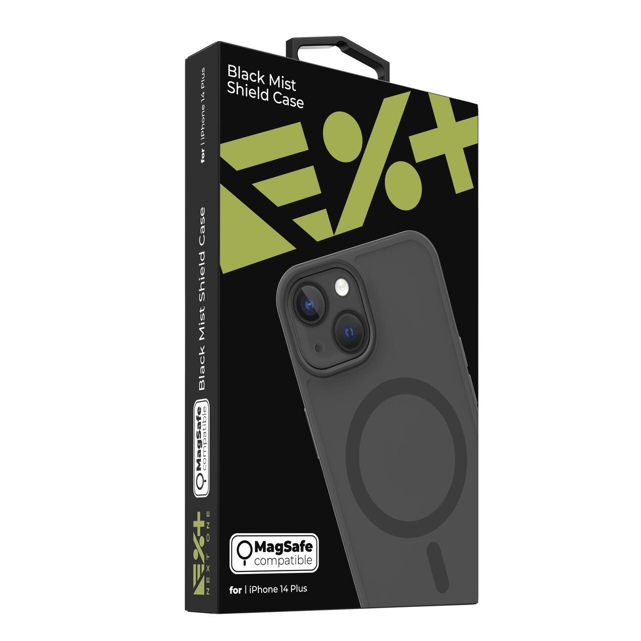 Husa de protectie Next One MagSafe Mist Shield Case pentru iPhone 14 Plus, Black
