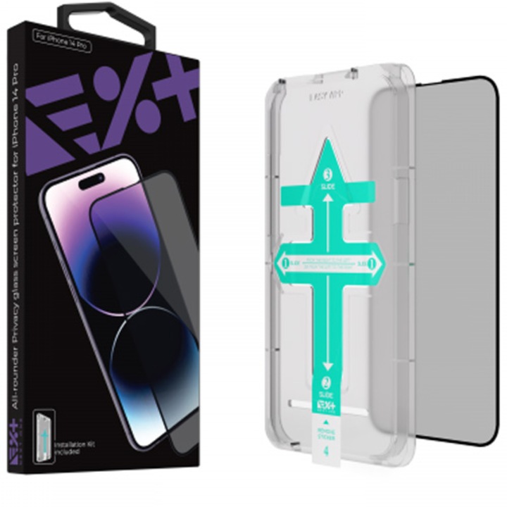 Folie de protectie Next One, All-Rounder Privacy Glass Screen Protector pentru iPhone 14 Plus