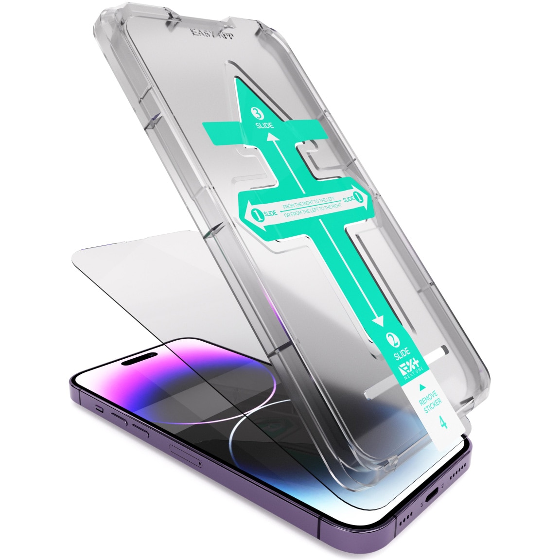 Folie de protectie Next One, Tempered glass screen protector pentru iPhone 14 Pro Max