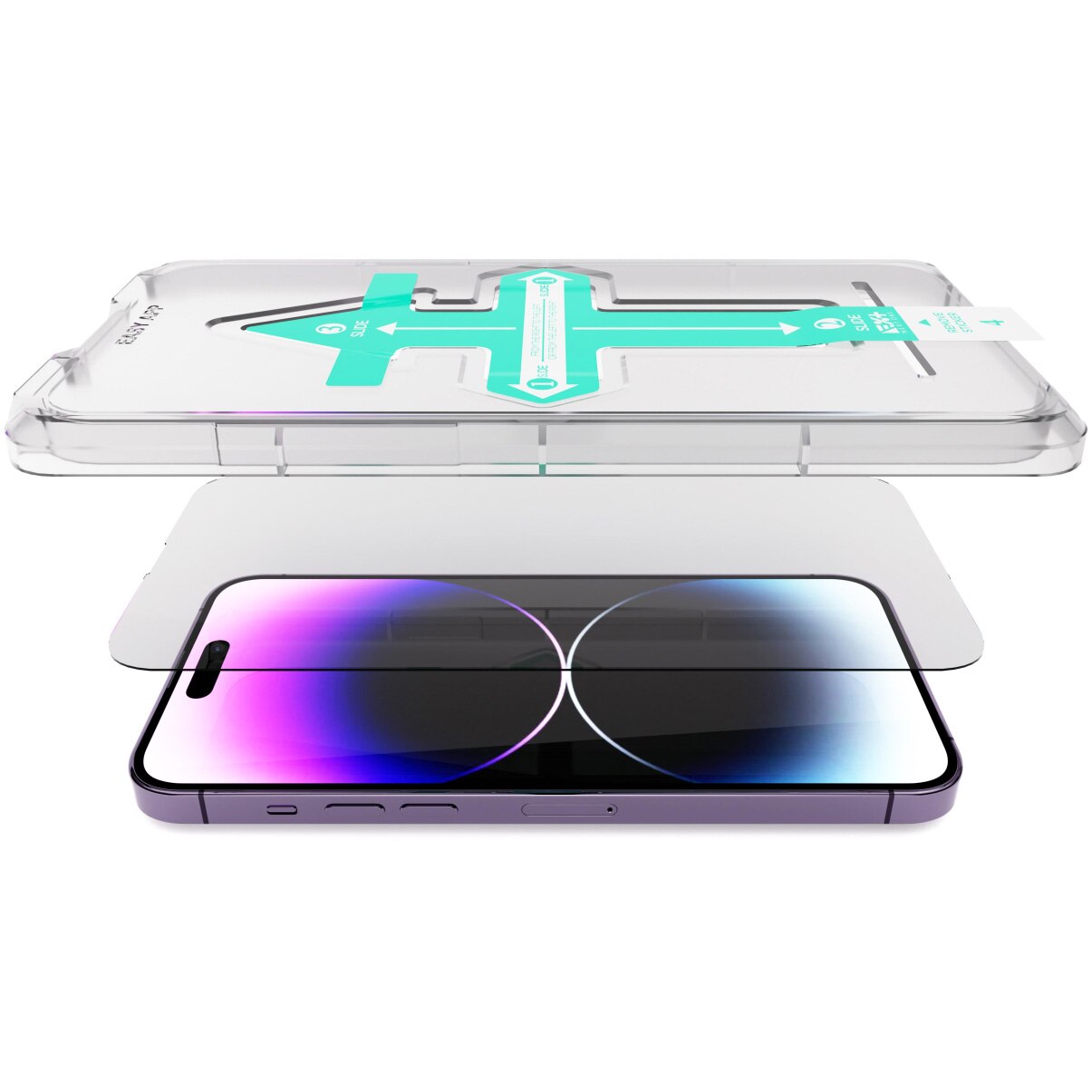 Folie de protectie Next One, Tempered glass screen protector pentru iPhone 14 Pro