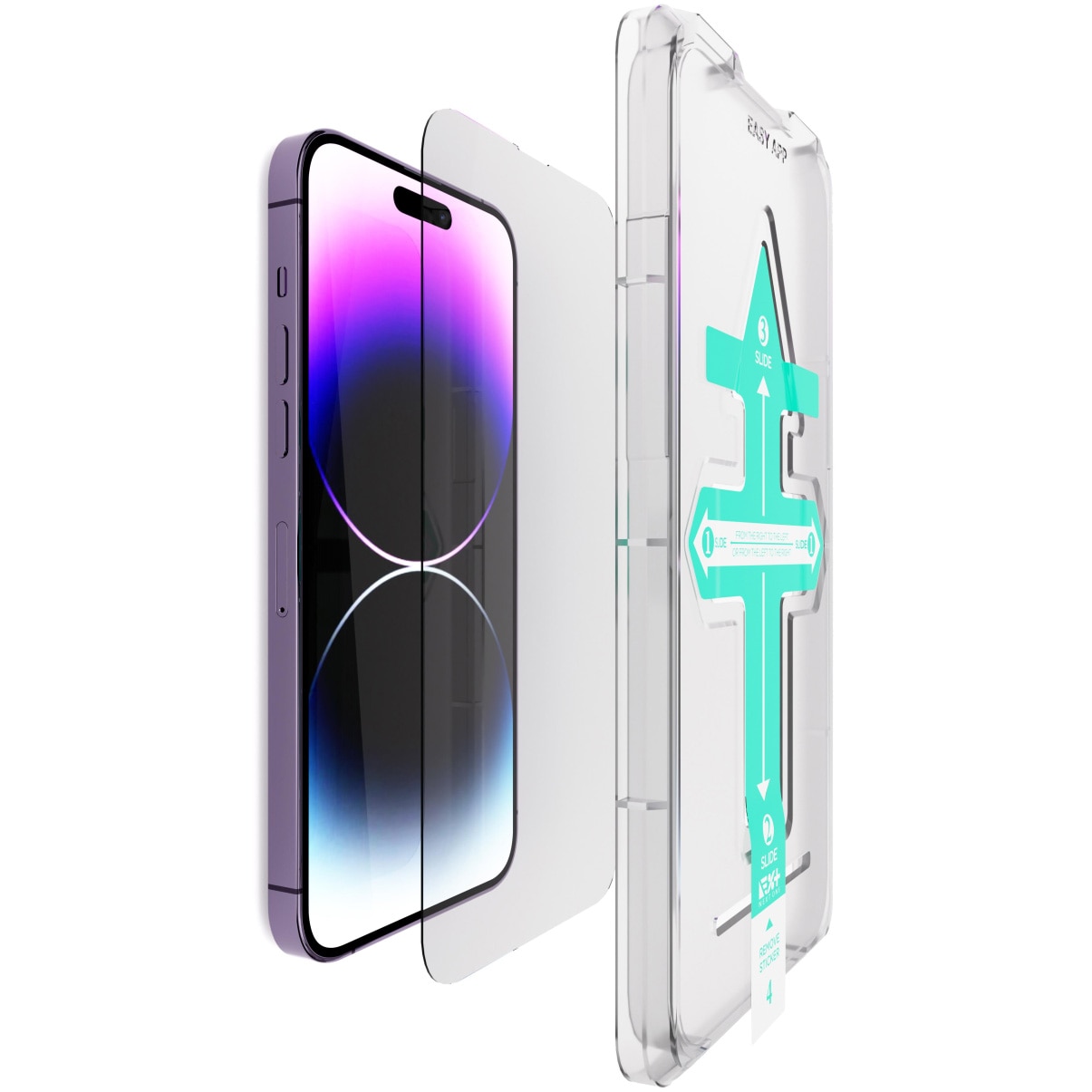 Folie de protectie Next One, Tempered glass screen protector pentru iPhone 14 Pro Max