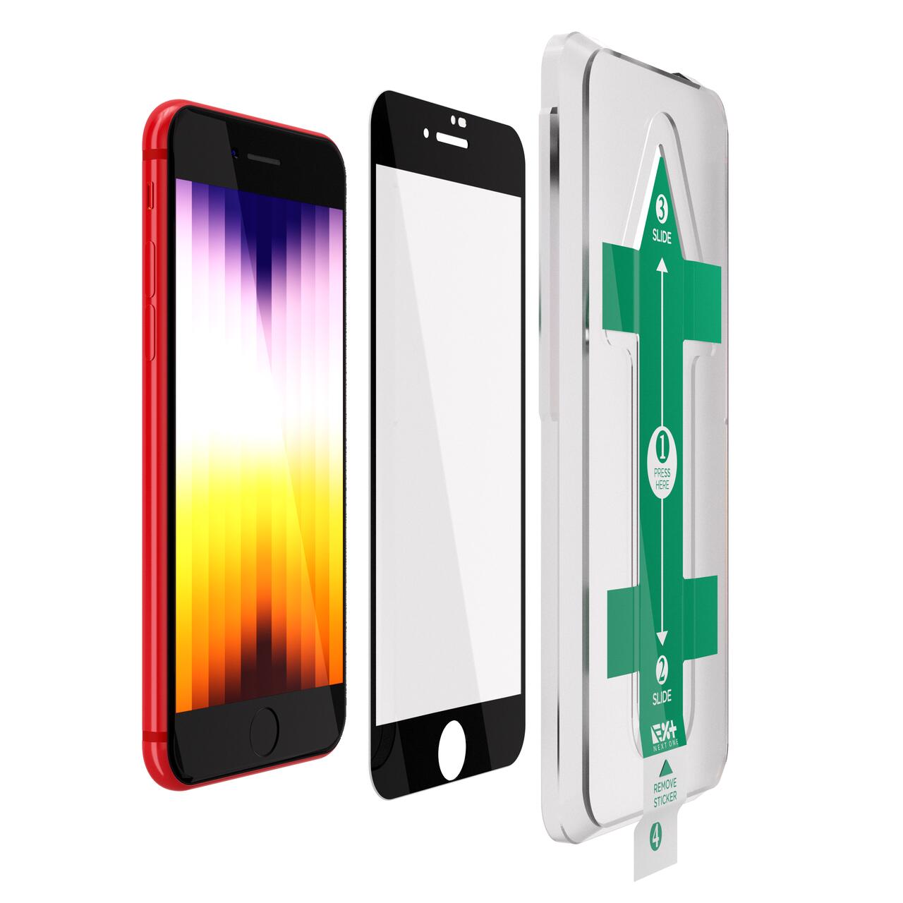 Folie de protectie Next One, 3D Glass Screen Protector pentru iPhone SE2 and SE3