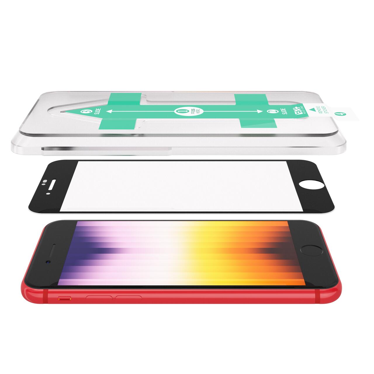 Folie de protectie Next One, 3D Glass Screen Protector pentru iPhone SE2 and SE3