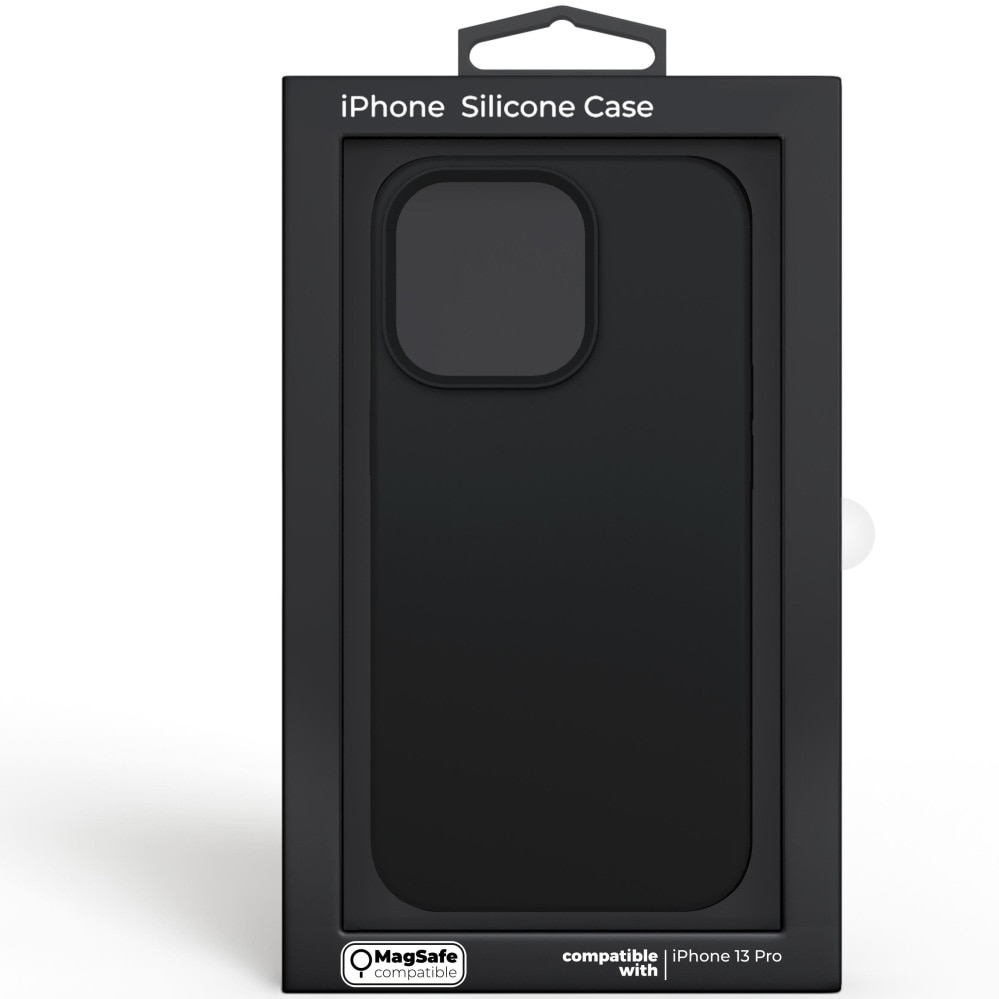 Husa de protectie Next One MagSafe Silicone Case pentru iPhone 13 Pro, Black