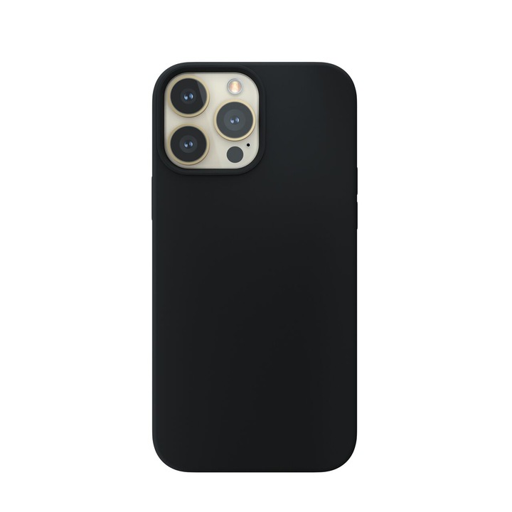 Защитен калъф Next One MagSafe Silicone Case, За iPhone 13 Pro Max, Black
