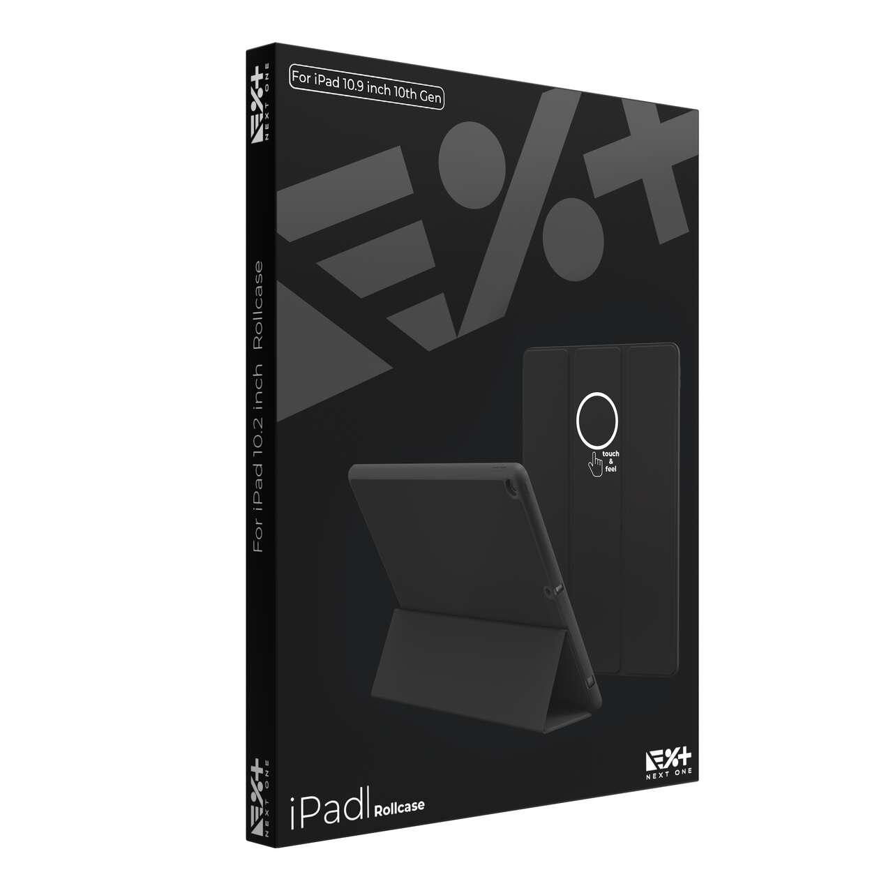 Husa de protectie Next One Rollcase pentru iPad 10.9inch (10th Gen), Black