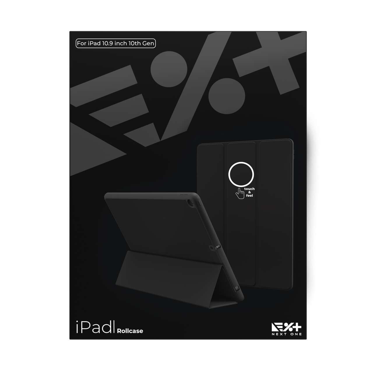 Husa de protectie Next One Rollcase pentru iPad 10.9inch (10th Gen), Black