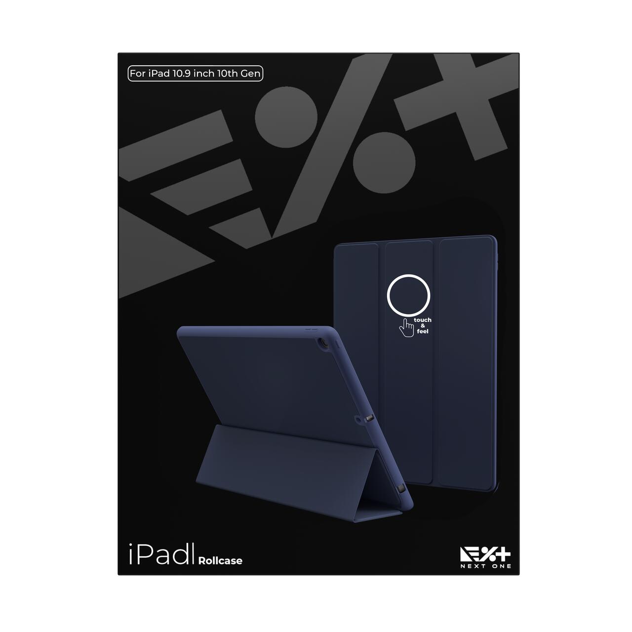 Husa de protectie Next One Rollcase pentru iPad 10.9inch (10th Gen), Royal Blue