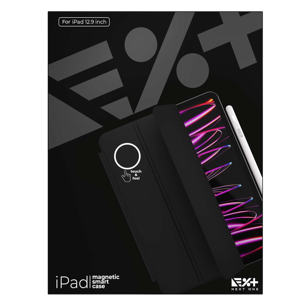 Husa de protectie Next One Magnetic Smart Case pentru iPad 12.9inch, Black