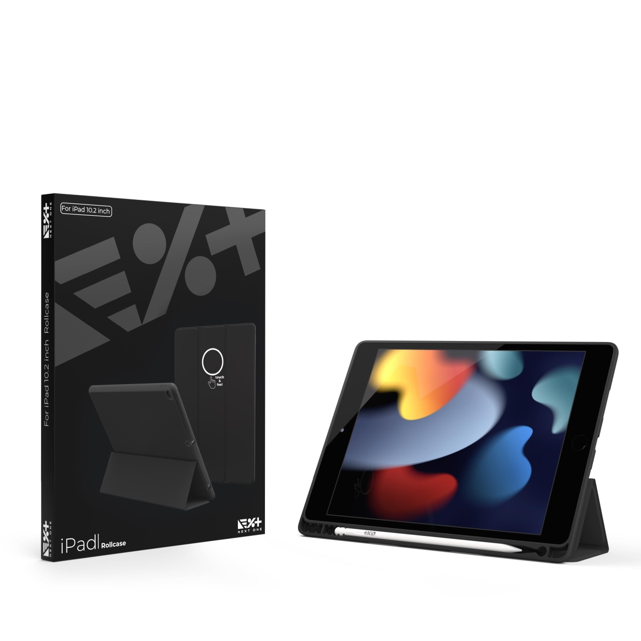 Husa de protectie Next One Rollcase pentru iPad 10.2inch, Black